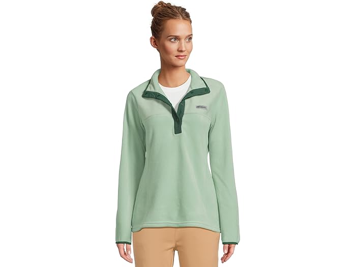 (取寄) コロンビア レディース ベントン スプリングス 1/2 スナップ プル オーバー リ Columbia women Benton Springs 1/2 Snap Pull Over II New Mint/Rain Forest