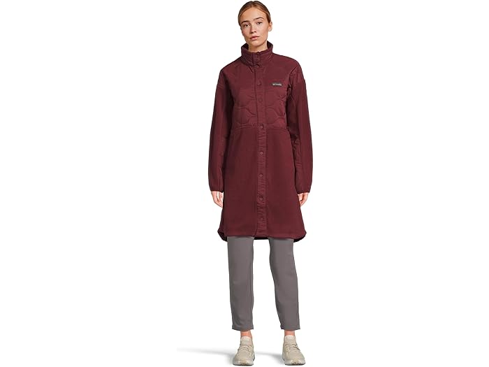 (取寄) コロンビア レディース クラウド ポイント ロング フリース Columbia women Cloud Point Long Fleece Rich Wine