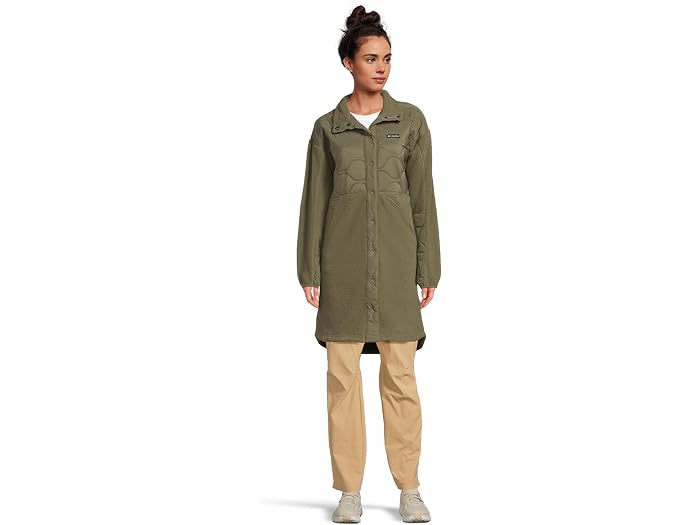 (取寄) コロンビア レディース クラウド ポイント ロング フリース Columbia women Cloud Point Long Fleece Stone Green