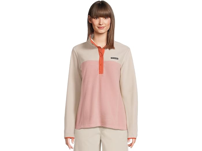 (取寄) コロンビア レディース ベントン スプリングス 1/2 スナップ プル オーバー リ Columbia women Benton Springs 1/2 Snap Pull Over II Eraser Pink/Dark Stone/Tuscan