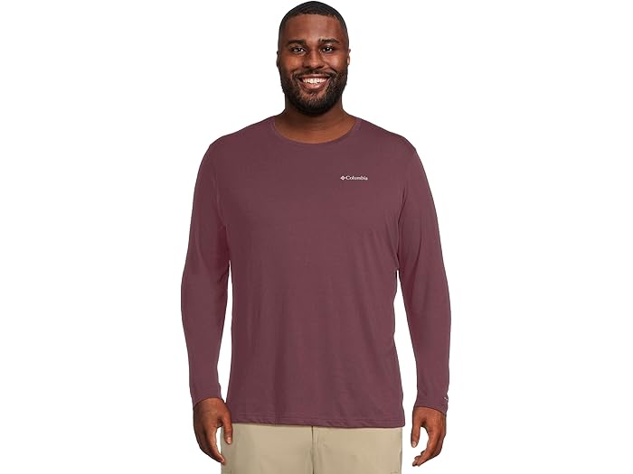(取寄) コロンビア メンズ ビッグ アンド トール シスルタウン ヒルズ ロング スリーブ クルー Columbia men Big & Tall Thistletown Hills Long Sleeve Crew Rich Wine Heather