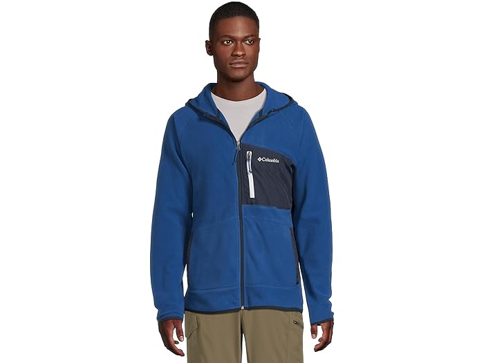 (取寄) コロンビア メンズ ファスト トレック オーバーレイ フーデット フル ジップ Columbia men Fast Trek Overlay Hooded Full Zip Mountain Blue/Collegiate Navy