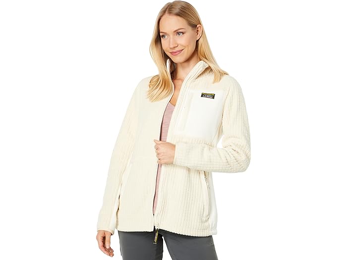 (取寄) エルエルビーン レディース マウンテン クラシック ウィンドプルーフ フリース ジャケット L.L.Bean women Mountain Classic Windproof Fleece Jacket Natural/Bone