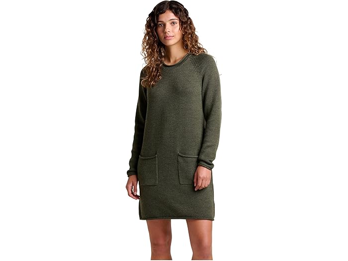 (取寄) トードアンドコー レディース セーター ドレス Toad&Co women Alpineglo Sweater Dress Olive 39,000円