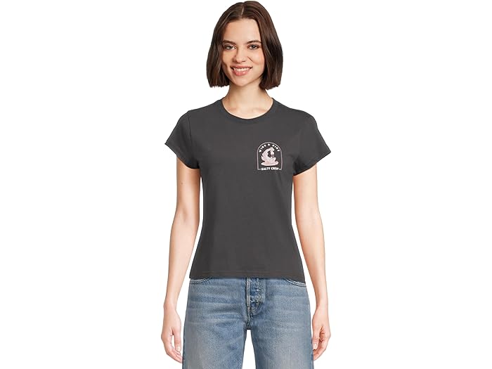 (取寄) ソルティ クルー レディース ワイン n ダイン モダン ティー Salty Crew women Wine N Dine Modern Tee Charcoal
