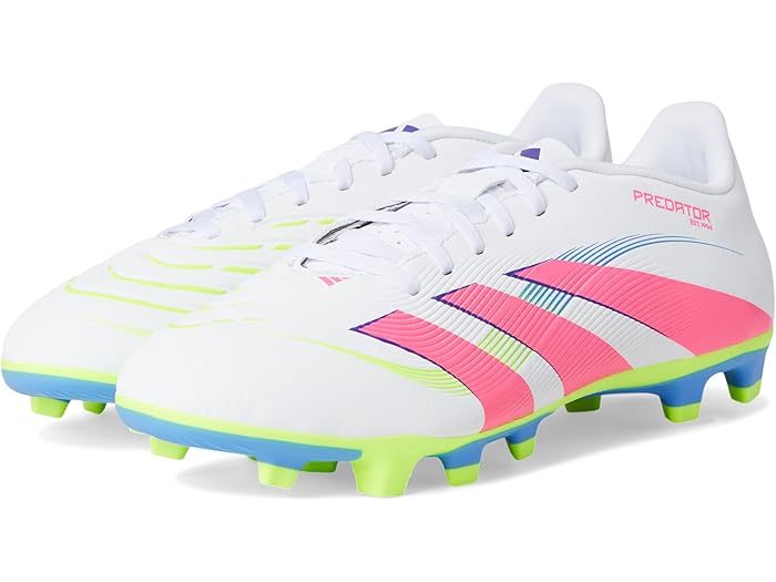 (取寄) アディダス プレデター クラブ ファーム グランド サッカー クリーツ adidas Predator Club Firm Ground/Multi Ground Soccer Cleats White/Lucid Pink/Lucid Lemon
