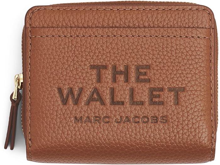 (取寄) マークジェイコブス レディース ザ レザー ミニ コンパクト ウォレット Marc Jacobs women The Leather Mini Compact Wallet Argan Oil