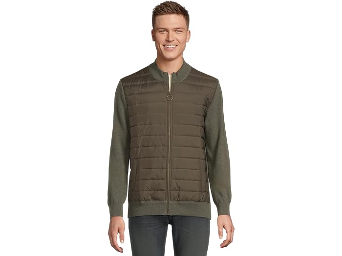 (取寄) バブアー メンズ エッセンシャル カーン バッフル ジップ スルー Barbour men Essential Carn Baffle Zip Thru Olive