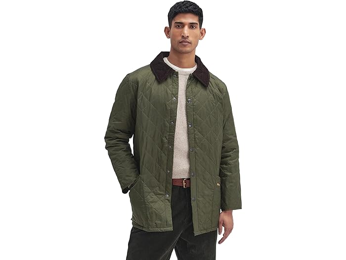 (取寄) バブアー メンズ ヘリテージ リッズデイル キルテッド ジャケット Barbour men Heritage Liddesdale Quilted Jacket Olive