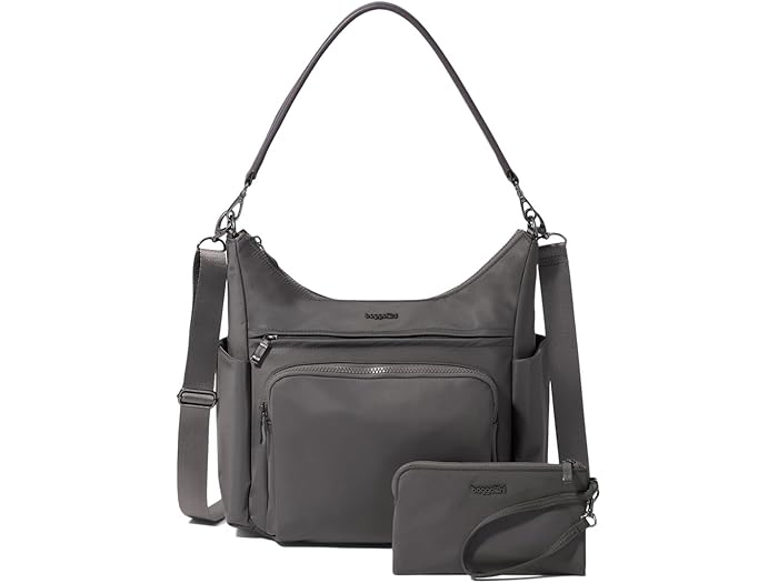 (取寄) バッガリーニ レディース ノリータ コンバーチブル ホーボー Baggallini women Nolita Convertible Hobo Smoke Twill
