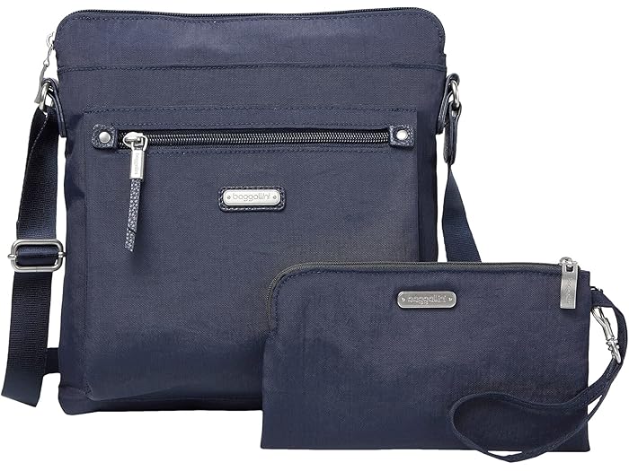(取寄) バッガリーニ レディース ゴー バッグ ウィズ Rfid フォン リスレット Baggallini women Go Bagg with RFID Phone Wristlet French Navy