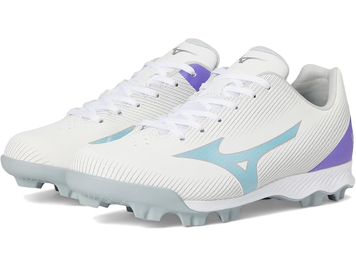 (取寄) ミズノ ガールズ ウェーブ フィンチ ライトレボ JR (リトル キッド/ビッグ キッド) Mizuno girls Wave Finch Lightrevo JR (Little Kid/Big Kid) White/Blue 8,482円