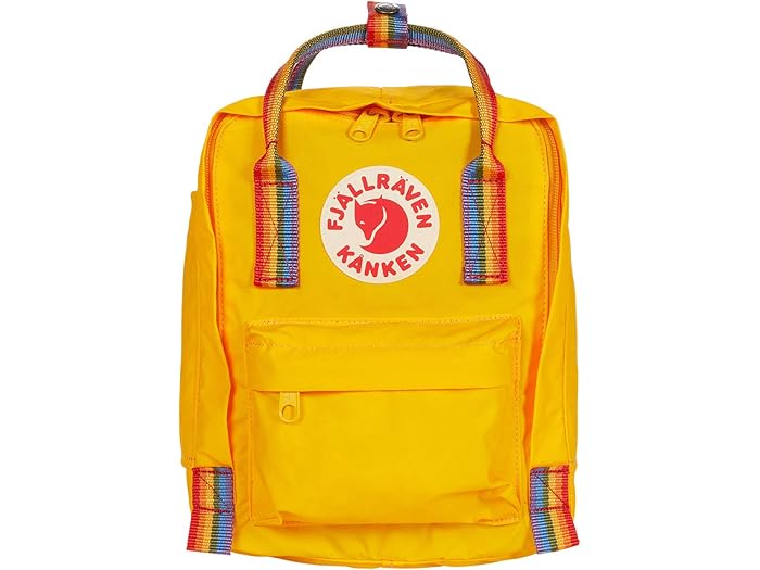 (取寄) フェールラーベン レインボー ミニ Fjllrven Fjallraven Kanken Rainbow Mini Warm Yellow/Rainbow Pattern