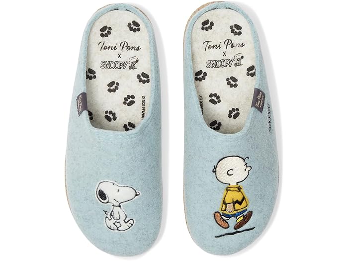 (取寄) トニー ポンズ レディース スヌーピー Toni Pons women Snoopy Cel/Sky