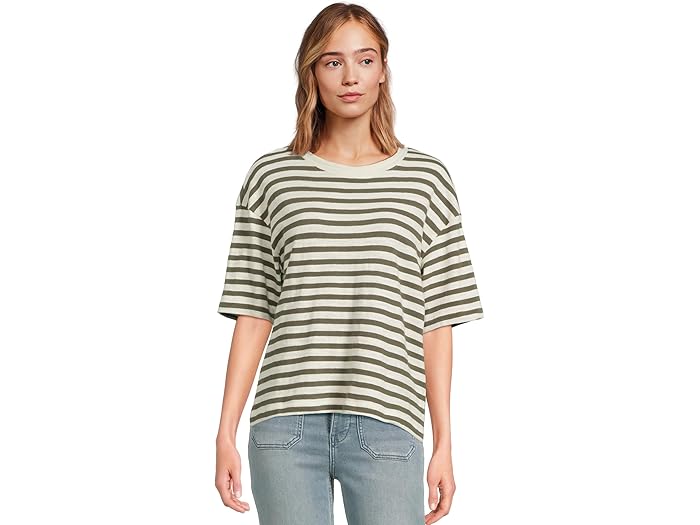 (取寄) ファリティ レディース サンウォッシュド スラブ ビンテージ ティー Faherty women Sunwashed Slub Vintage Tee Brookline Stripe