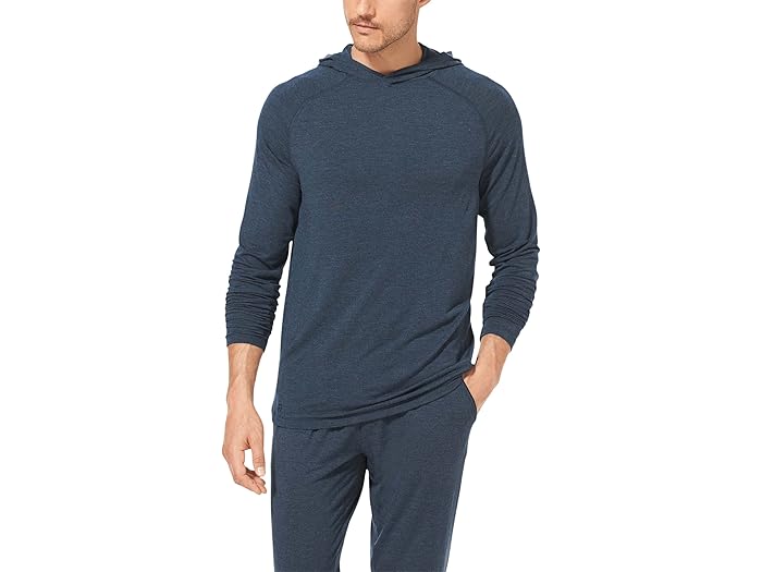 (取寄) トミー ジョン メンズ ラウンジ ブーディ Tommy John men Lounge Hoodie Dress Blues Heather