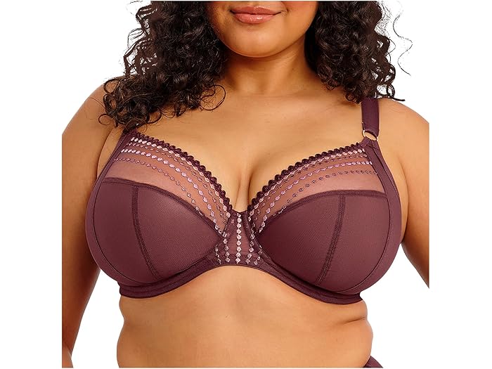 (取寄) エロミ レディース マチルダ アンダーワイヤー バンジ ブラ elomi women Matilda Underwire Plunge Bra Sugarplum