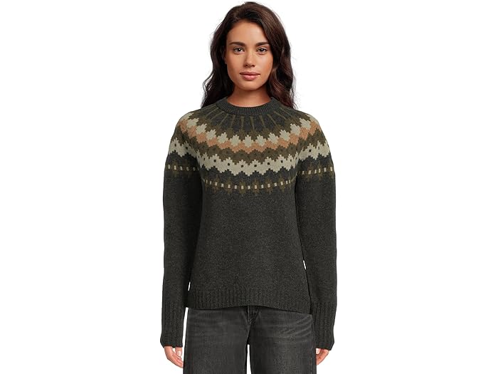 (取寄) ロイヤルロビンズ レディース ウール クルー Royal Robbins women Rockcraft Wool Crew Charcoal Heather Snowcreek Pattern
