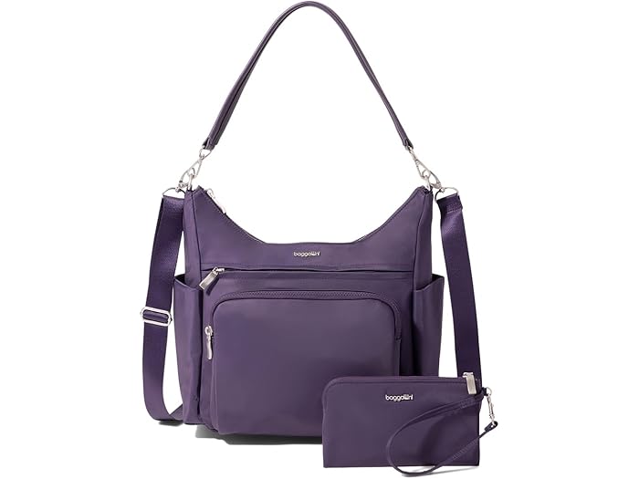 (取寄) バッガリーニ レディース ノリータ コンバーチブル ホーボー Baggallini women Nolita Convertible Hobo Deep Grape Twill