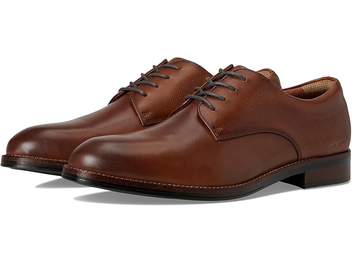(取寄) ジョンストン&マーフィー メンズ XC コプリー プレーン トゥ Johnston & Murphy men Xc Copley Plain Toe Cognac Waterproof Embossed Full Grain