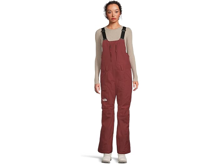 (取寄) ノースフェイス レディース フリーダム インサレーテッド ビブ The North Face women Freedom Insulated Bib Sumac