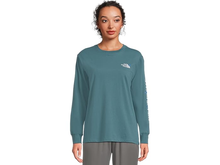 (取寄) ノースフェイス レディース エボリューション バタフライ ロング スリーブ ティー - グラフィック The North Face women Evolution Butterfly Long Sleeve Tee - Graphic Space
