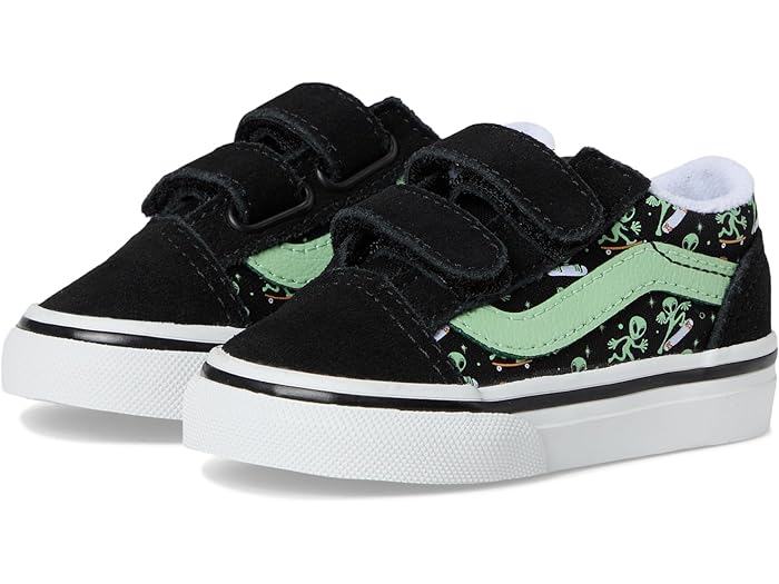 (取寄) バンズ キッズ キッズ オールド スクール V (インファント/トドラー) Vans Kids kids Old Skool V (Infant/Toddler) Glow Cosmic Cruisers Black/Green