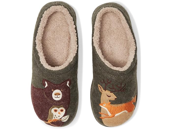 (取寄) エルエルビーン レディース デイブレイク スカフ モチーフ 2 L.L.Bean women Daybreak Scuff Motif 2 Dusty Olive/Forest Friends