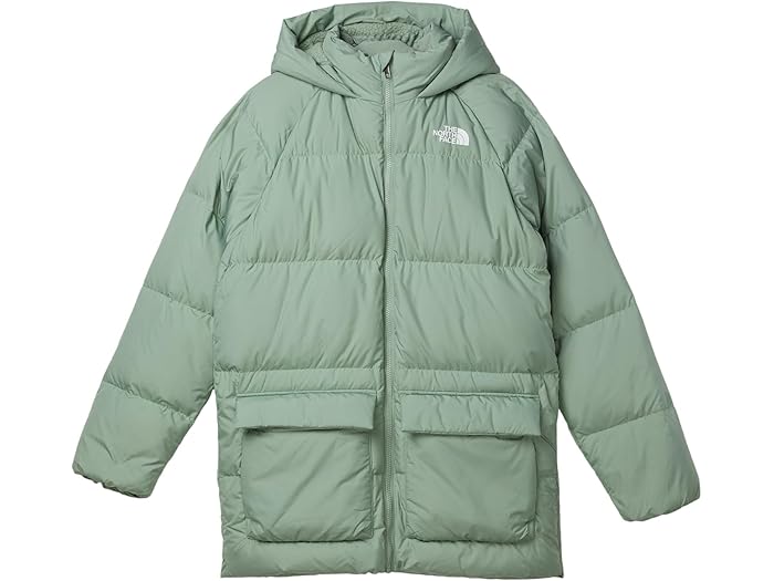 (取寄) ノースフェイス キッズ キッズ ノース ダウン フリースラインド ショート パーカー (リトル キッド/ビッグ キッド) The North Face Kids kids North Down Fleece-Lined Short Parka (Little Kid/Big Kid) Slate Moss