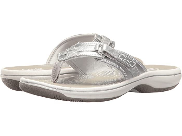 (取寄) クラークス シューズ レディース ブリーズ シー Clarks women Breeze Sea Silver Metallic