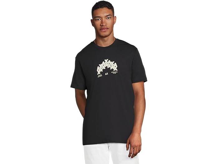 (取寄) アルマーニエクスチェンジ メンズ AX グラフィック T-シャツ Armani Exchange men Ax Graphic T-shirt Deep Navy 17,829円