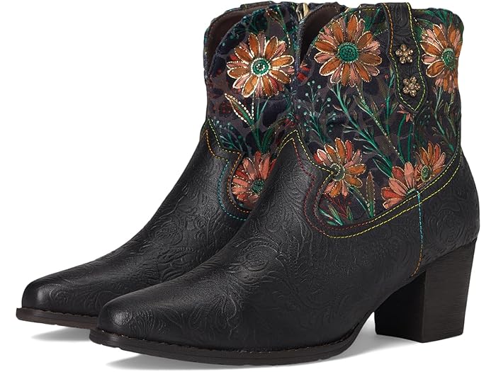 (取寄) ラルティストバイスプリングステップ レディース L'Artiste by Spring Step women Brydie Black Multi