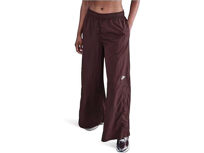 (取寄) ナイキ レディース スポーツウェア ワイド レッグ ウーブン パンツ Nike women Sportswear Wide Leg Woven Pants Burgundy Crush/Burgundy Crush/Sail