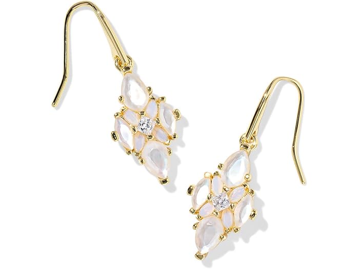 (取寄) ケンドラスコット レディース アビー クリスタル ドロップ イヤリングス Kendra Scott women Abbie Crystal Drop Earrings Gold Neutral Mix