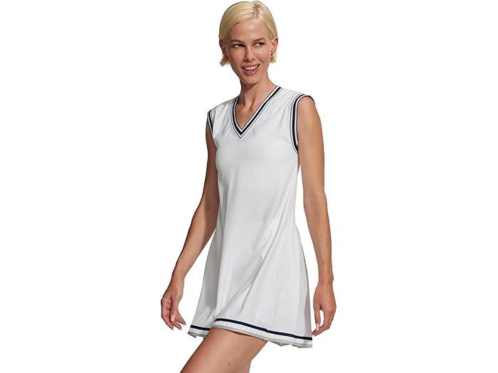 (取寄) バーリー レディース アマンダ コート ドレス Varley women Amanda Court Dress White/Pearl Blue