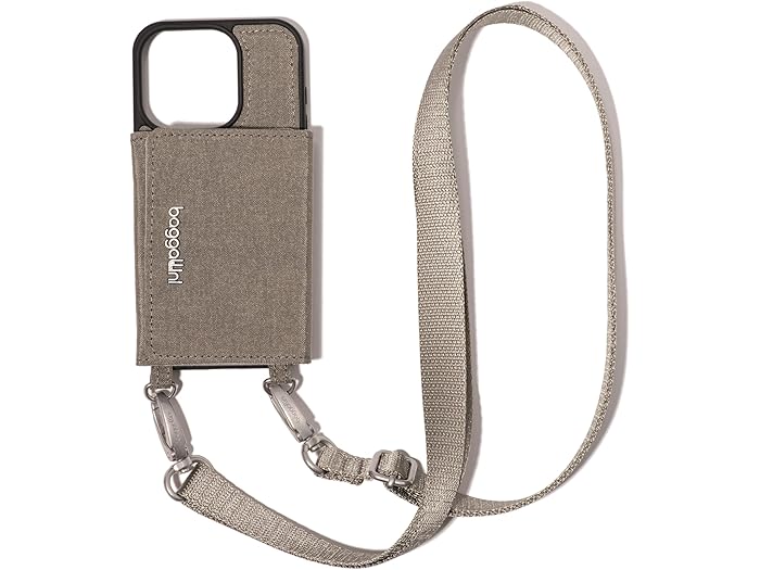 (取寄) バッガリーニ レディース オン ザ ゴー アイフォン カード ケース クロスボディ Baggallini women On The Go IPhone Card Case Crossbody Sterling Shimmer
