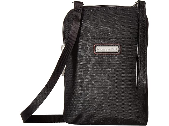 (取寄) バッガリーニ レディース ニュー クラシック テイク トゥー Rfid ブライアント クロスボディ Baggallini women New Classic Take Two RFID Bryant Crossbody Black Cheetah