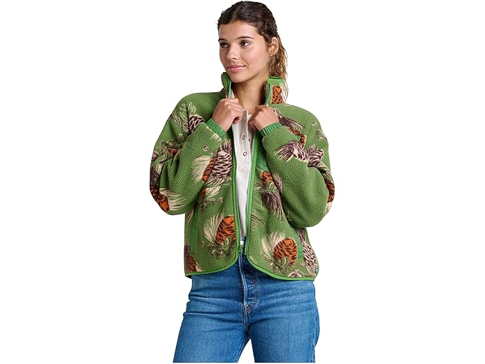 (取寄) トードアンドコー レディース カンポ フリース ジャケット Toad&Co women Campo Fleece Jacket Artichoke Pinecone Print