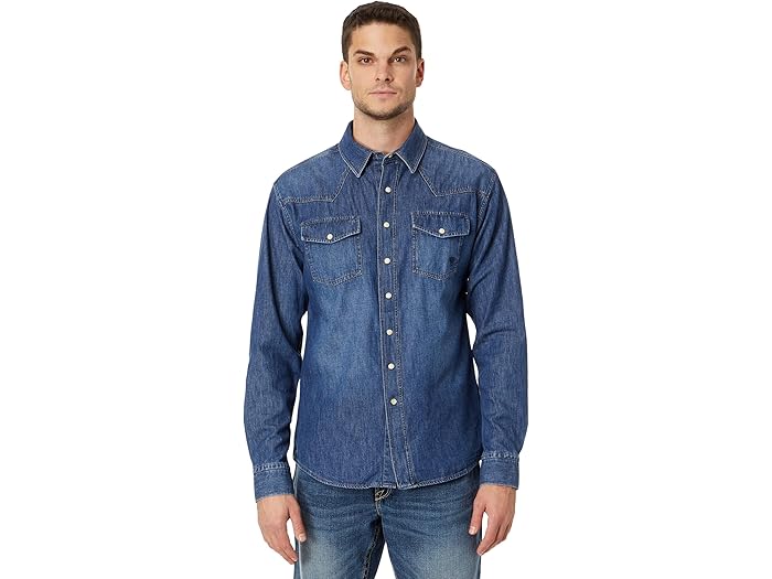 (取寄) アリアット メンズ デニム レトロ フィット シャツ Ariat men Denim Retro Fit Shirt Stone