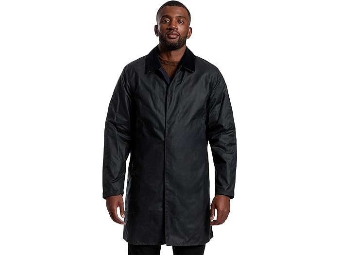 (取寄) バブアー メンズ ワックス マック Barbour men Lorden Wax Mac Navy