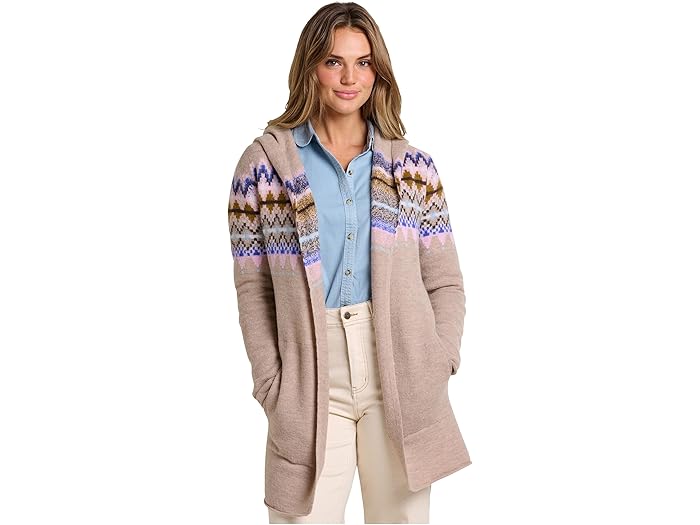 (取寄) トードアンドコー レディース メリノ ハートフェルト ブーディ Toad&Co women Merino Heartfelt Hoodie London Fog Fair Isle