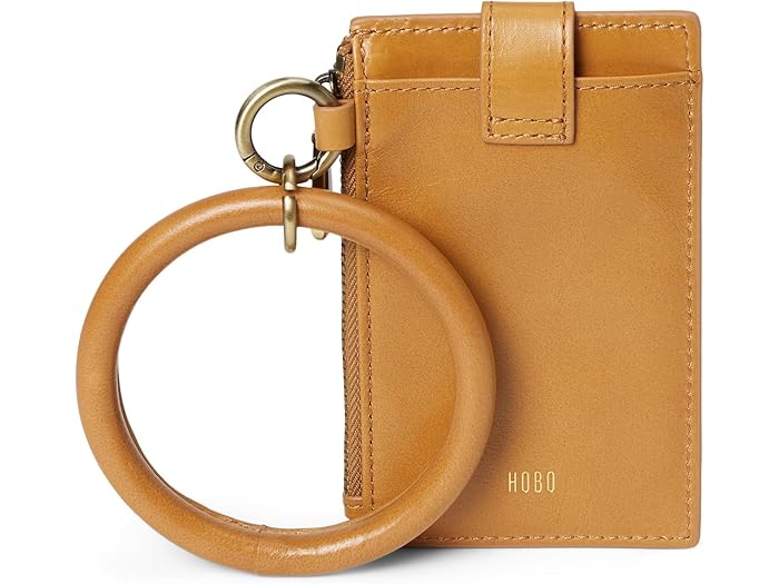 (取寄) ホーボー レディース リング クレジット カード リスレット HOBO women Ring Credit Card Wristlet Natural