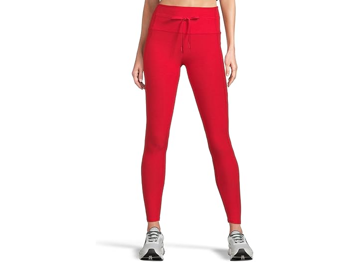 (取寄) ビヨンドヨガ レディース スペースダイ ザ ゴー ポケット ミディ レギンス Beyond Yoga women Spacedye The Go Pocket Midi Leggings Candy Apple Red Heather