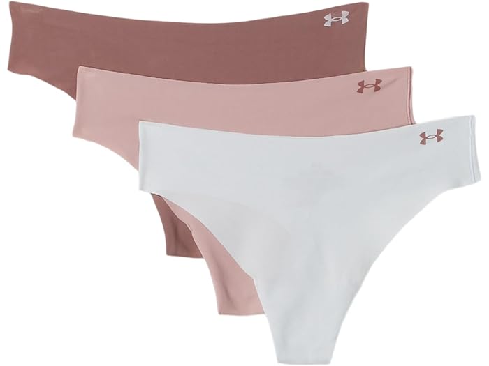 (取寄) アンダーアーマー レディース シームレス トング - 3 PK ソリッド Under Armour women Seamless Thong - 3 PK Solid Halo Grey