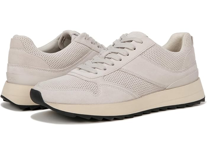 (取寄) ヴィンス メンズ エドリック パフォレイティット レース-アップ スニーカー Vince men Edric Perforated Lace-Up Sneakers Horchata Suede