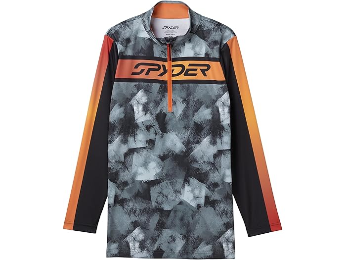 (取寄) スパイダー キッズ ボーイズ ジェイコブス 1/2 ジップ (ビッグ キッド) Spyder Kids boys Jacobs 1/2 Zip (Big Kid) Black Block Camo