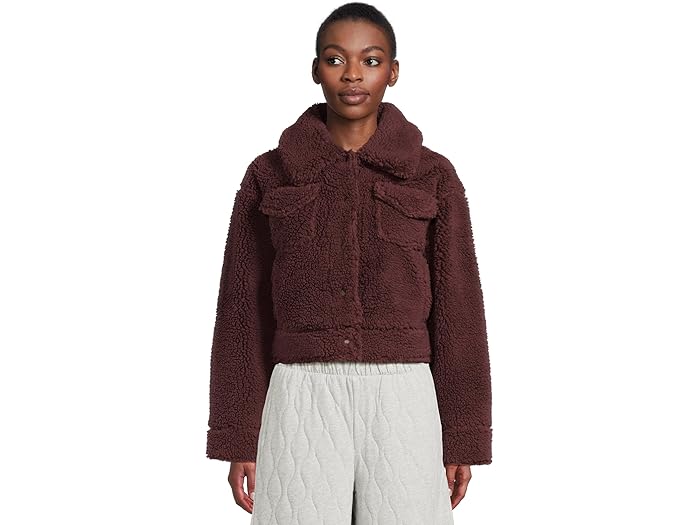 (取寄) アグ レディース フランキー ショート トラッカー ジャケット UGG women Frankie Short Trucker Jacket Wild Grape