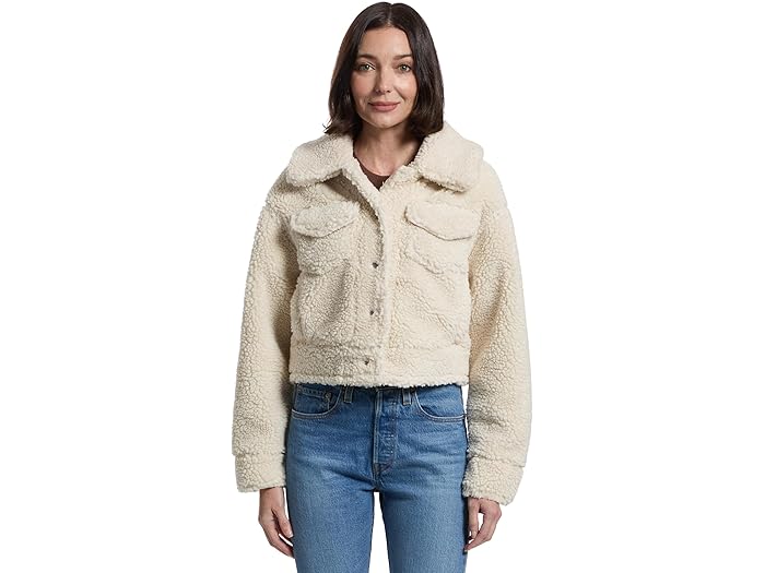 (取寄) アグ レディース フランキー ショート トラッカー ジャケット UGG women Frankie Short Trucker Jacket Natural II