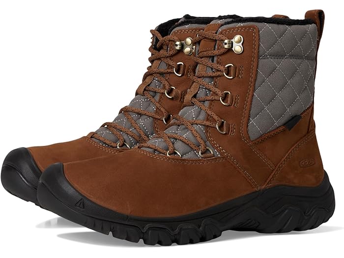 (取寄) キーン レディース グレタ 2 クラシック スタイル デュラブル コンフォタブル インサレーテッド ウォータープルーフ KEEN women Greta 2 Classic Style Durable Comfortable Insulated Waterproof Bison
