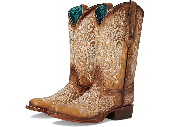 (取寄) コーラル ブーツ レディース Corral Boots women A4580 Straw